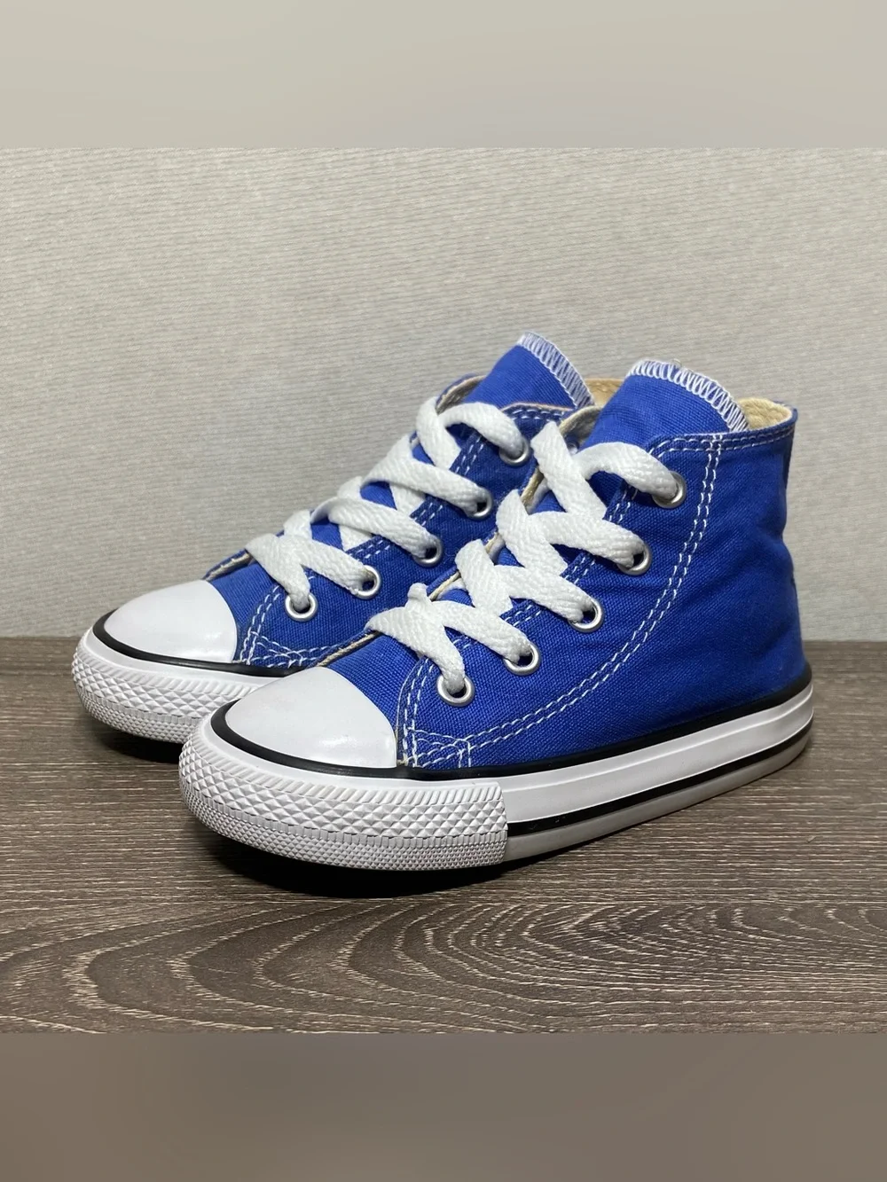CONVERSE Kids Chuck Taylor Blue All-Star High Top Shoes Size 7